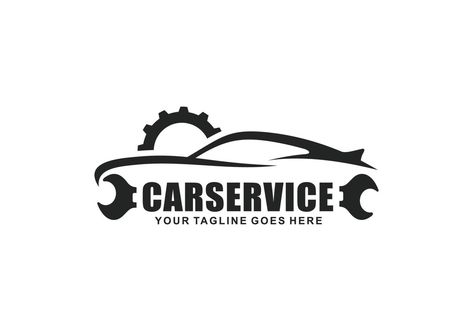 Car service logo design vector illustration. Car repair logo Car Service Logo Design, Car Repair Logo, Search Video, Service Logo, Logo Banners, Cityscape Photos, Nature Backgrounds, Background Banner, Text Effects