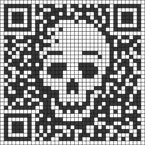 Black And White Alpha Pattern, Cross Stitch Skull, Knitting Gloves Pattern, Pixel Quilting, Unique Cross Stitch, Easy Pixel Art, Beads Design, Pixel Art Templates, Pixel Drawing