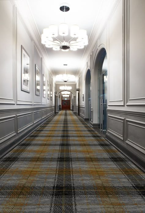 Nova Scotia Tartan Commercial Carpet from Wilton Carpets Pattern Wall To Wall Carpet, Commercial Carpet Design, Industrial Carpet, Tartan Carpet, Carpet Tiles Design, Wilton Carpet, Hotel Corridor, Floor Pattern, Commercial Carpet Tiles