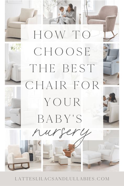 Chair For Nursery Room, Best Nursery Chair, Nursery Chairs, Chair Nursery, Small Baby Room, Glider And Ottoman, Nursery Glider, Small Nurseries, Rocking Chair Nursery