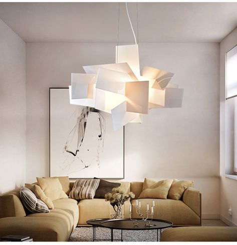 Replica foscarini Lamp Big Bang Stacking Creative pendant Lights Art Decor D65cm/95cm LED Suspension Pendant Lamp - AliExpress Foscarini Lamp, Foscarini Lighting, Personality Art, Bar Lamp, Art Restaurant, Cheap Pendant Lights, Creative Personality, White Acrylics, Postmodernism