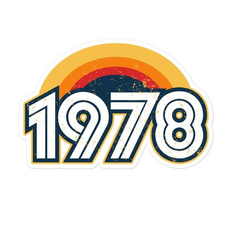 Smart Buys! 78 - 1978 Retro Sunset stickers starting from $4.50 See more. 🤓 #decal #GenerationX #decoration #birthday #PartyFavor #styleuniversal #birthdaygifts #womensstyle #etsybrand #etsyseller Retro Sunset, Decoration Birthday, Women's Style, See More, Party Favors, Etsy Seller, 50 %, Birthday Gifts, Birthday