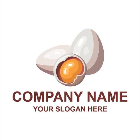 Egg logo vector | Premium Vector #Freepik #vector #nature #farm #business #sign Egg Logo Design, Egg Logo, Farm Eggs, Farm Logo, Company Names, Vector Logo, Graphic Resources, Vector Illustration, ? Logo