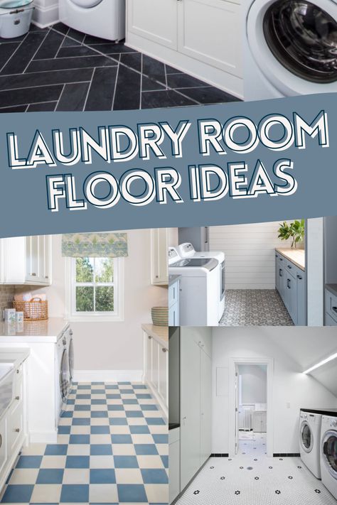 Laundry room floors need to be durable, water-resistant, easy to clean, and capable of withstanding heavy foot traffic. In this comprehensive guide, we will explore various flooring options for laundry rooms, discussing their pros and cons, installation requirements, and maintenance considerations. By the end, you’ll be well-equipped to choose the perfect flooring solution for your laundry room. #laundryroomfloors #laundryroom Laundry Room Flooring Ideas, Laundry Room Floor Ideas, Laundry Room Floors, Room Floor Ideas, Floating Vinyl Flooring, Room Flooring Ideas, Room Tiles Floor, Laundry Room Floor, Waterproof Vinyl Plank Flooring