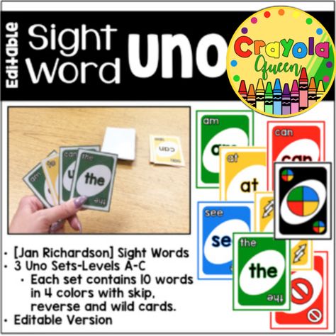 Phonics Games First Grade, Sigh Words, Homeschool Phonics, Teacher Goals, Uno Game, Phonics Interventions, Teaching Sight Words, Articulation Therapy, Orton Gillingham