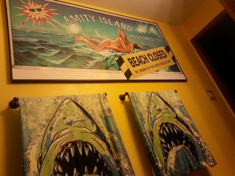 Jaws Bathroom, Future Space, Themed Rooms, Themed Room, Office Art, Room Themes, Rv, Sweet Home, Art