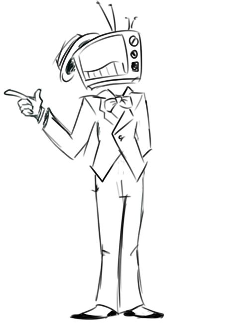 Dude, I have to dress as RGB some time. I got the hat, I got the jacket. Just need the bow tie and a button up! Tpoh Rgb, The Property Of Hate, Tv Heads, Art Ocs, Drawing Tut, Object Head, Bob Velseb, Object Heads, Tv Head