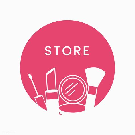 Pink beauty store logo cosmetics vector | free image by rawpixel.com Beauty Store Logo, Makeup Logo Design Ideas, Permanent Makeup Logo, Logo Design Ideas Fashion Clothing, Cosmetics Logo Design Ideas, Beauty Salon Logo Design Ideas, Salon Logo Design Ideas, Make Up Png, Cosmetic Logo Design