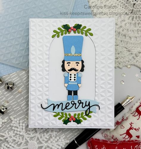 KISS - keep it sweet and simple: Merry Nutcracker Nutcracker Cards Christmas, Nutcracker Cards, Nutcracker Card, Nutcracker Christmas Card, Sugarpea Designs, Folder Labels, Stamped Christmas Cards, Concord And 9th, Tag Ideas