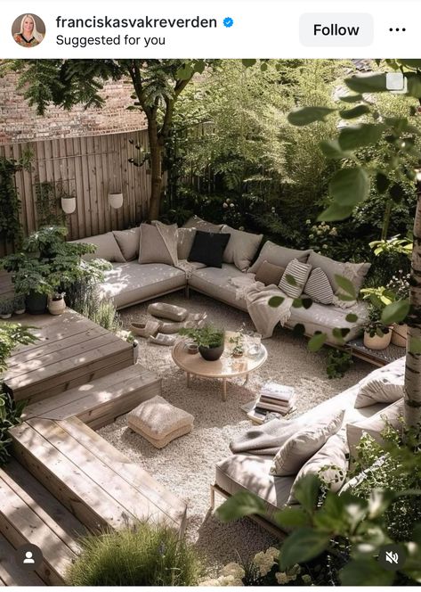 Back Garden Design, Outdoor Seating Area, Have Inspiration, Outdoor Gardens Design, Backyard Inspo, Garden Cottage, Back Garden, Outdoor Rooms, Backyard Decor