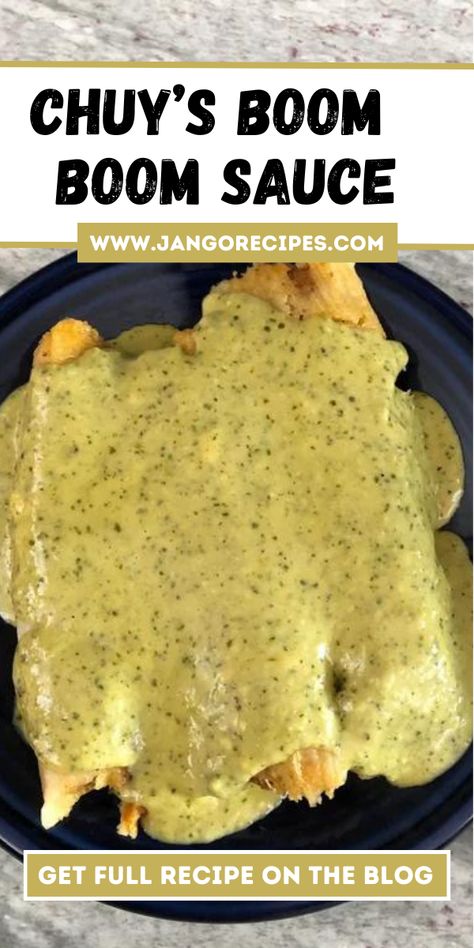 Copycat Chuys Boom Boom Sauce, Chuys Chicka Chicka Boom Boom Sauce, Chuys Boom Boom Enchiladas, Chuy’s Boom Boom Sauce Recipe, Boom Boom Sauce Chuys, Chuy’s Copycat Recipes, Chuys Copycat Recipes, Chuys Boom Boom Sauce Recipe, Chuys Queso Recipe Copycat