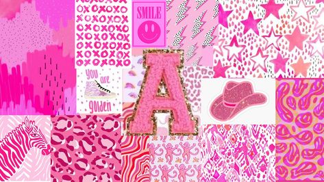 Preppy Desktop Wallpaper, Preppy Desktop, Preppy Aesthetic Wallpaper, Pink Wallpaper Desktop, Sorority Party, Sorority Themes, Ipad Layout, Desktop Wallpaper Macbook, Recruitment Sorority