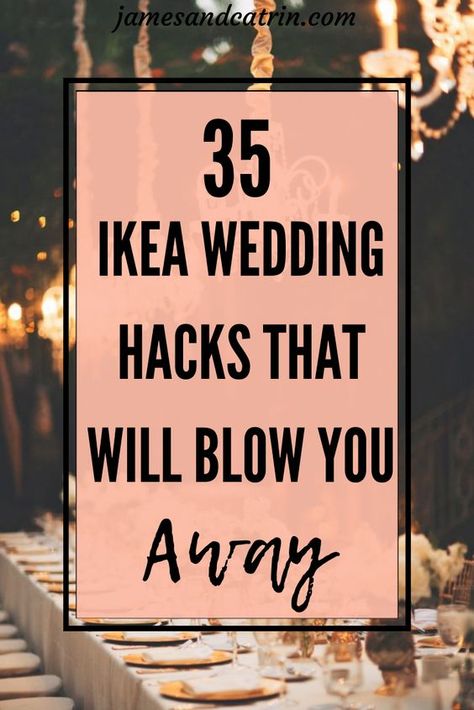 Weddings are expensive so if you can use some Ikea hacks to create beautiful decor then it's got to be a good idea! These awesome Ikea wedding hacks use some pretty plain items transformed into something gorgeous for your wededing. There are so many great ideas to use Ikea hacks for weddings, you will definitely be inspired for the big day. #ikeahacks #weddinghacks #ideas #inspiration #diyikeawedding #weddingideas Ikea Hacks Wedding, Ikea Wedding Hacks, Ikea Wedding, Wedding Hacks, Rustic Wedding Decorations, Farmhouse Ideas, Card Box Wedding, Diy Farmhouse, Diy Wedding Decorations