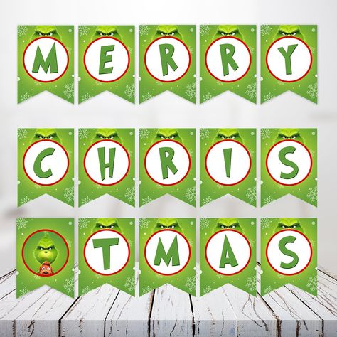 The Grinch Party, Free Printable Grinch, Grinch Clip Art, Grinch Printable, Grinch Birthday, Grinchmas Svg, Xmas Letter, Printable Christmas Decorations, The Grinch Movie