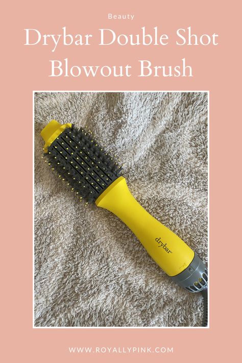 My hair has been a sore subject for me since I was a little girl. However, that has all be solved with one simple tool.. the Drybar Double Shot Blowout Brush. Drybar Blow Dry Brush, Dry Bar Brush, Drybar Blowout Brush, Drybar Brush, Dry Bar Hair, Dry Bar Blowout, Blowout Brush, Wellness Content, Blow Dry Brush