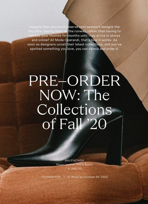 Moda Operandi Fashion Banner, Typography Layout, Contents Design, Open Window, Website Inspiration, 로고 디자인, Graphic Design Typography, Graphic Design Posters, Branding Design Logo