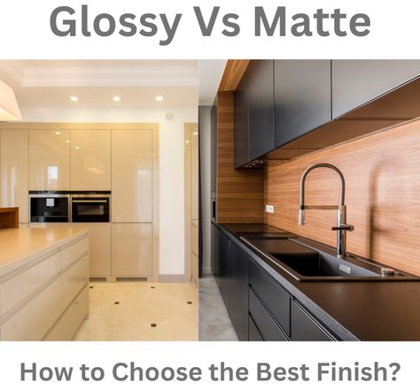 Shiny Cabinets Kitchen, Matt Finish Kitchen Cabinets, Glossy Vs Matte Kitchen Cabinets, Matte Finish Kitchen Cabinets, Glossy Cabinets Kitchen, Glossy Kitchen Cabinets Modern, Glossy Kitchen Cabinets, Matt Kitchen Cabinets, Make Kitchen Cabinets