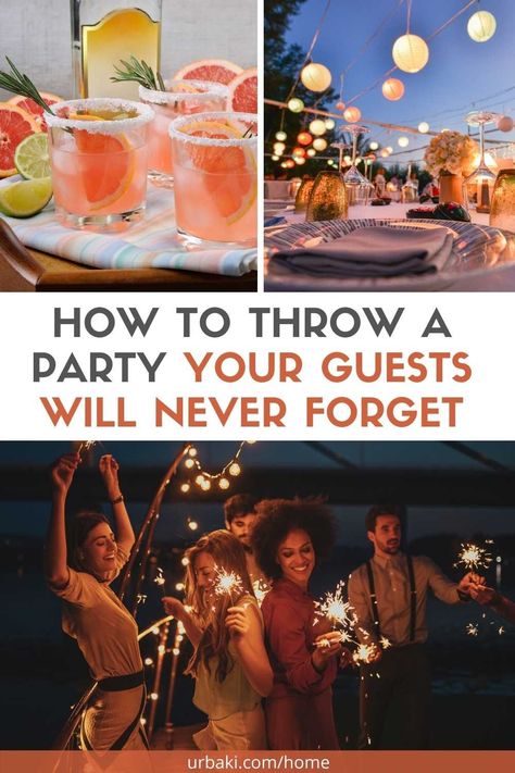 Great Party Ideas, Epic Party Ideas, How To Throw A Surprise Party, How To Throw The Best Party, How To Throw A Good Party, Hosting House Party, Random Party Ideas, Types Of Parties, How To Host A Birthday Party At Home