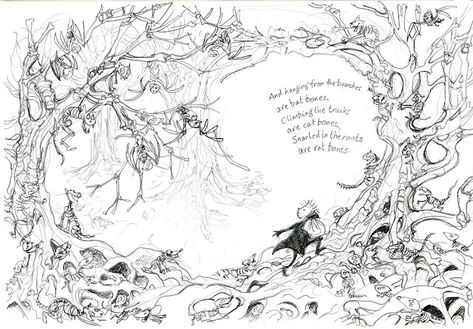 Picture Book Basics - Sketches and Layout - Words & Pictures Halloween Forest, Children's Book Layout, Book Illustration Layout, Book Illustration Design, Illustration Techniques, Books Illustration, Book Cover Illustration, Picture Books Illustration, Childrens Books Illustrations