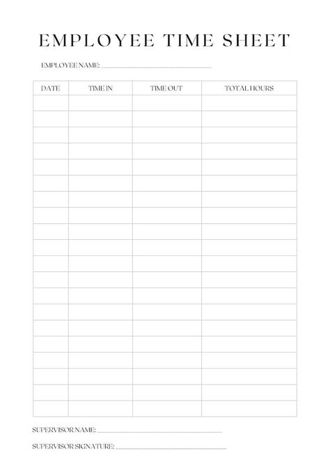 #Organisation #Employee_Time_Sheet_Printable_Free #Employee_Schedule_Templates_Weekly #Time_Sheets_Printable_Templates Employee Time Sheet Printable Free, Employee Schedule Templates Weekly, Time Sheets Printable Templates, Time Sheet Printable Employee, Work Hours Tracker, Time Sheet Template, Employee Time Sheet, Time Sheet Printable, Business Planner Printables