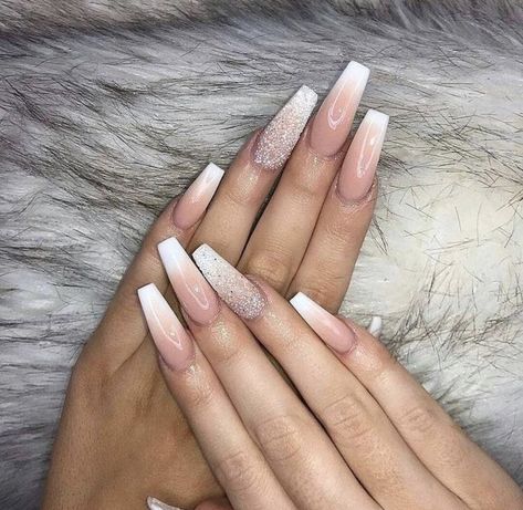 Nail Designs Pictures, New Nail Designs, Ombre Acrylic Nails, Nails Prom, Coffin Nails Long, Trim Nails, Beautiful Nail Designs, Acrylic Nail Art, Prom Nails