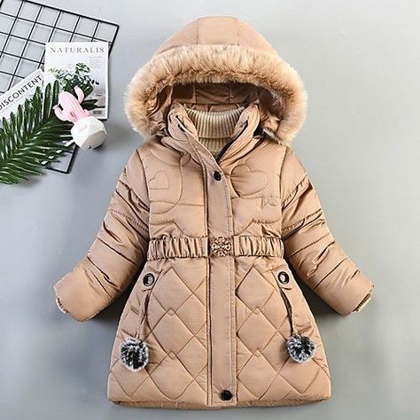 Australian Clothing, Christmas Coat, Girls Winter Jackets, European Outfit, International Clothing, Winter Girls, Kids Coats, Hooded Coat, Down Coat