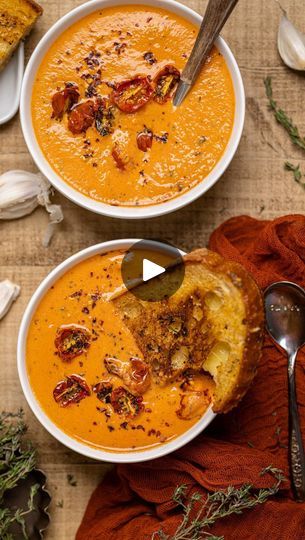 1.4M views · 13K reactions | Easily in my top 5 favorite soups for the year.✌🏾There’s just something rich + satisfying about this Creamy Roasted Garlic Tomato Soup and I’m so glad that many of you felt the same. 🫶🏾 Here’s to more soups in 2024 with a side of grilled cheese! 😘

FOLLOW @orchidsnsweettea_ for more deliciousness‼️

YOUR GROCERY LIST:

🍅Tomatoes. You’ll need about 3-4 lbs. of tomatoes for nice color and taste. Again, choose a mix of large and cherries.
🍅Heavy cream. I recommend organic–always! Of course, for a vegan option, just use full-fat coconut cream/milk.
🍅Vegetable stock. Use store-bought low-sodium broth or make your own! Love @wholefoods brand.
🍅Garlic. You’ll need about 2 garlic bulbs.
🍅Olive oil. You can also use Grapeseed oil or coconut oil as well. Always Onion Substitute, Roasted Garlic Tomato Soup, Garlic Tomato Soup, Creamy Roasted Tomato Soup, Garlic Bulbs, Favorite Soups, Roasted Tomato Soup, Garlic Bulb, Roasted Tomato