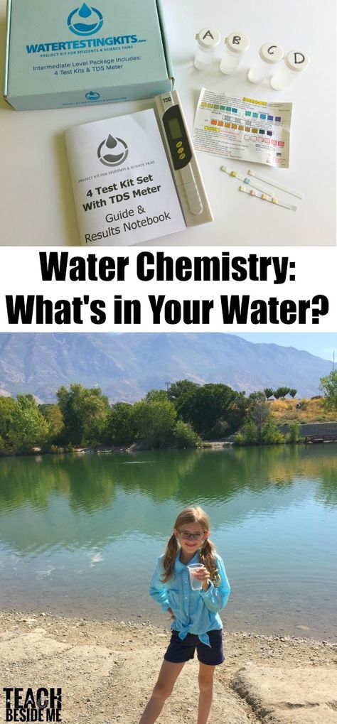 Water Chemistry- at home water testing Steam Kids, Chemistry For Kids, Adventure Challenge, Water Testing, Kid Science, Simple Science, Science Learning, Chemistry Experiments, Stem Activity