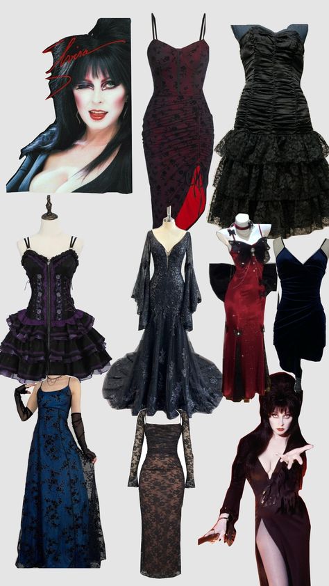 Elvira vibes>>> Elvira Outfits, Elvira Aesthetic, Elvira Dress, Outfit Corset, Steampunk Pocket Watch, School Fit, Makeup Tut, Romantic Goth, Alt Fashion