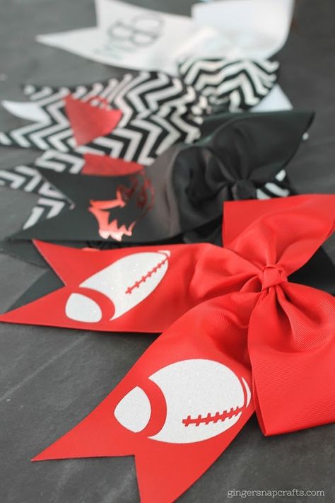 cheer bows #cheer #bows #cricut Diy Cheer Bows, Cheer Bow Tutorial, 2023 Reset, Cheer Bows Diy, Bow Business, Cheerleading Hair Bows, School Bows, Cheer Gear, Softball Bows