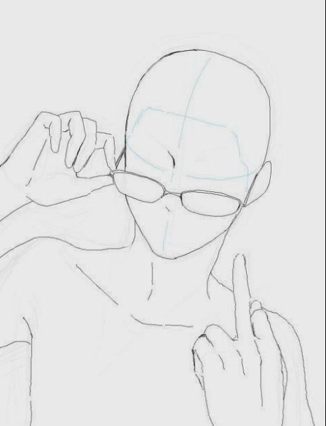 Middle Finger Pose, How To Draw Fingers, Hard Drawings, Drawing Female Body, Finger Art, Sketch Poses, Female Drawing, Body Sketches, Drawing Templates