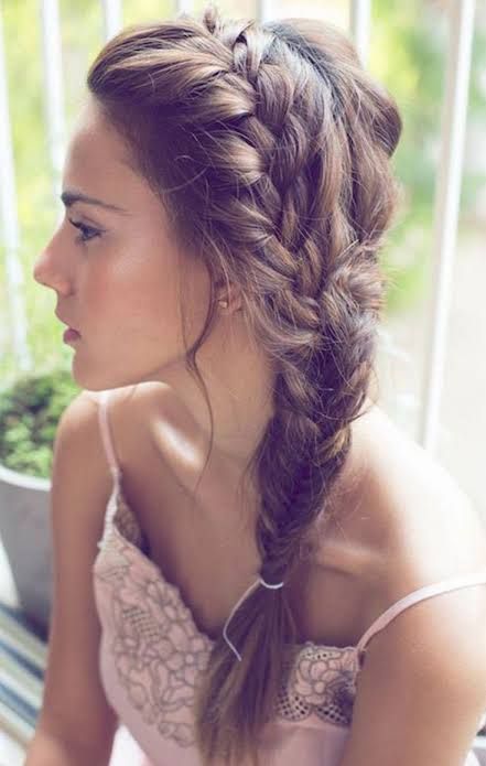 Pretty Braid, Australian Country, Fishtail Braid Hairstyles, Side Braid Hairstyles, Loose Braids, Fishtail Braid, Bridal Hairstyle, Side Braid, Braided Hairstyles Easy