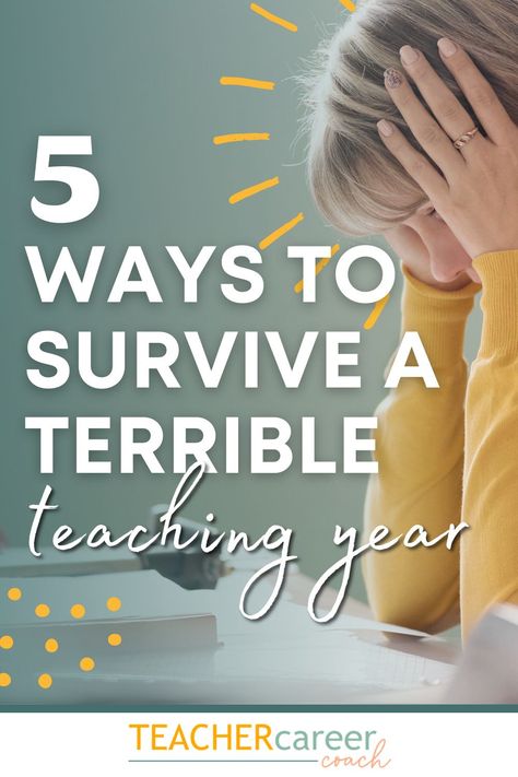 Surviving a terrible year teaching - steps to managing stress, controlling teacher burnout, and considering a career change from teaching. Teacher Burnout Quotes, Quitting Teaching, Burnout Quotes, Career Change Resume, Teacher Career, Teacher Burnout, Health Teacher, Survival Kit For Teachers, Cult Of Pedagogy