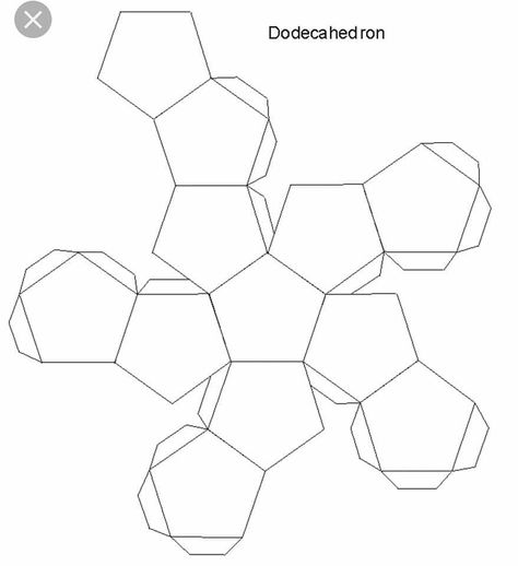 Dodecahedron Template, 3d Templates, 3d Geometric Shapes, Budget Mom, Platonic Solid, 3d Shape, Paper Crafts Origami, Classroom Inspiration, Origami Art