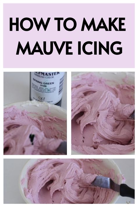 how to make mauve icing Dusty Pink Frosting, Mauve Cake Ideas, Mauve Icing Color, How To Make Mauve Color Icing, How To Make Dusty Rose Frosting, How To Make Muted Icing Colors, Mauve Birthday Cake, Wedding Cake Mauve, Mauve Cupcakes