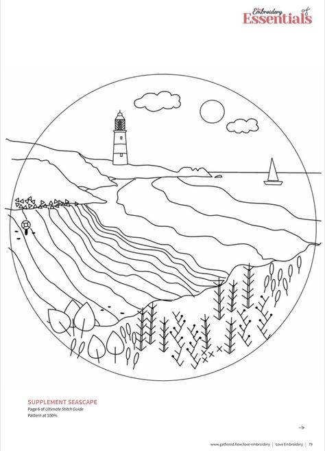 Embroidery Landscape Pattern, Embroidery Templates Free Printable, Embroidery Jeans Diy, Embroidery Hoop Art Diy, Hand Embroidery Patterns Free, Love Embroidery, Embroidery Hoop Wall Art, Diy Embroidery Designs, Easter Embroidery