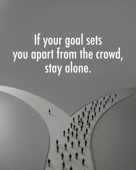 A lot of the time you will stand out from the crowd when you are close to success. Same goes for the spiritual path. Gotta stay inspired. #inspiration #goals #motivationalquotes #crowd #goal #inspired Nature Movies, Choose Your Own Path, Bible Truths, Positivity Quotes, Hope Life, Big Crowd, View Quotes, Bts Theory, Woman Business Owner