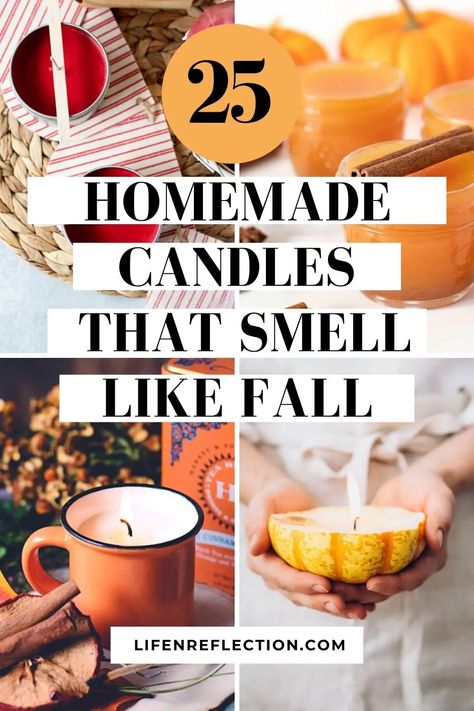 Diy Fall Scented Candles, Homemade Fall Candles, Diy Candle Melts, Oil Candles Diy, Homemade Candle Recipes, Smell Like Fall, Candle Recipes, Fall Candles Diy, Candle Scents Recipes