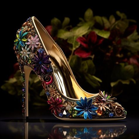 Whimsical Shoes, Lady Shoes, Diamond Decorations, Heels Fashion, Fashion Lady, Shoe Art, Fashion High Heels, Shoes Heels, High Heels