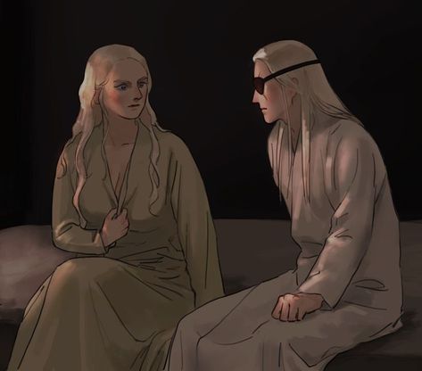 Helaemond Fan Art, Aegon And Helena Fanart, Aemond And Helaena, Aemond Targaryen Fan Arts, Aemond Targaryen, Dragon House, Targaryen Art, Asoiaf Art, House Divided