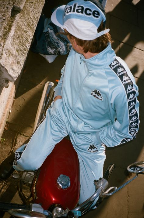 Palace Kappa | PALACE Palace Clothing, Italian Fashion Street, Italian Football, British Football, Italian Street, Palace Skateboards, Sportswear Brand, Track Jacket, Track Jackets