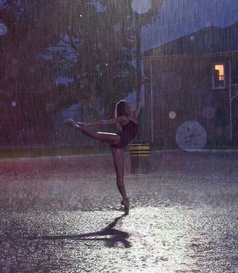 Dancing in the rain Ballet In The Rain, Dance In The Rain Aesthetic, Slow Dance Aesthetic, Room Photoshoot, Rain Room, Floor Outdoor, Beautiful Dance, Rain Photo, Dance In The Rain