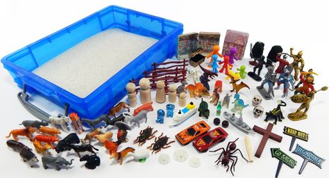 Play Therapy Toys, Sand Therapy, Sand Tray Therapy, Kids Sandbox, Sand Tray, Therapy Toys, Sand Play, Amazon Top, Child Therapy