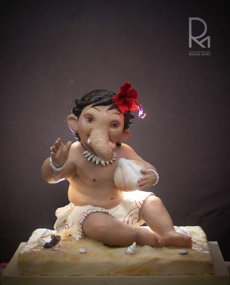 Ganapati Bappa Murti, Ganpati Bappa Murti Cute, Bal Ganesha Murti, Baal Ganesh Murti, Bal Ganesh Murti, Baby Ganesha Murti, Ganpati Bappa Murti, Ganpati Making, Native American Wolf Art