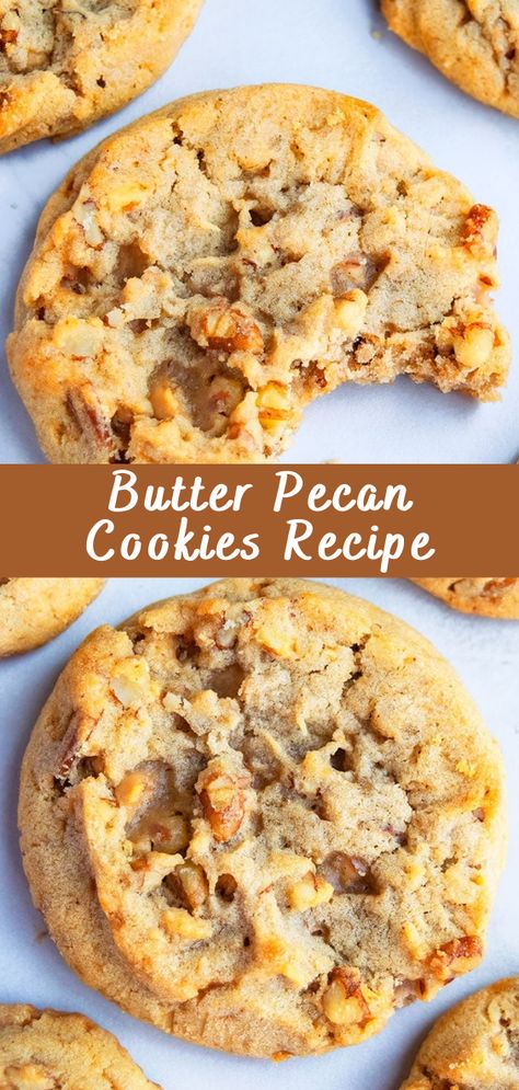 Butter Pecan Cookies Recipe: A Nutty Delight for Your Taste Buds Craving a cookie that’s packed with rich, buttery goodness and the delightful crunch of pecans? Look no further than this sensational Butter Pecan Cookies recipe. With a perfect blend of flavors and textures, these cookies are the ultimate treat for both your sweet tooth […] The post Butter Pecan Cookies Recipe appeared first on Cheff Recipes. Butter Pecan Cookies, Favorite Cookie Recipe, Recipes Chocolate, Cookies Easy, Pecan Cookies, Pecan Recipes, Cookie Bar Recipes, Butter Pecan, Easy Cookie Recipes