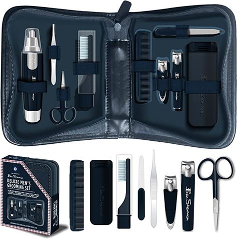 Deluxe Nails, Mens Nails, Mens Grooming Kit, Nose Hair Trimmer, Nail Care Routine, Tooth Brush, Butterfly Sunglasses, Pedicure Tools, Manicure Set