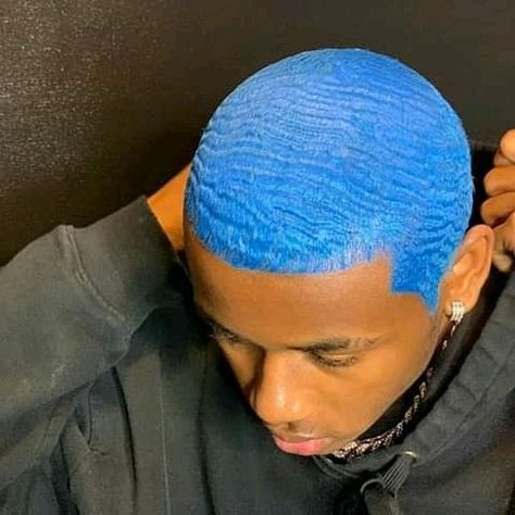 Dyed Waves, Female Wavers, Black Men Hair Colour, Boys Dyed Hair, Waves Hairstyle Men, Boys Colored Hair, Black Boys Haircuts, Short Dyed Hair, Hairstyle App