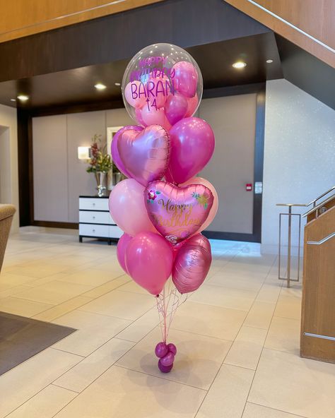 🤩 Our Large Bunch with a personalized bubble is a customer favourite. Simply click on the featured product in each photo for a quick and convenient checkout experience on our website! Link in bio! 👆Subscribe to our mailing list and get 20% OFF on your first order! . . . #torontoballoons #gtaballoons #gtaballoonsdelivery #kleinburgballoons #mississaugaballoons #northyorkballoons #mississaugamoms #torontomoms #richmondhillmoms #balloonbunches #personalizedballoons Standing Balloon Bouquet, Pink Balloon Bouquet, Helium Balloon Bouquet, Personalized Balloons, Balloon Ideas, Balloon Decor, Indian Bridal Outfits, Pink Balloons, Helium Balloons