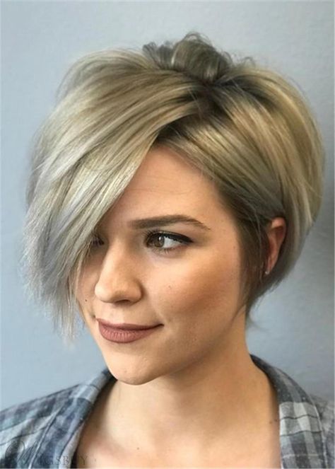 Gray Highlights, Grey Highlights, Hair 2024, Bob Hairstyles For Fine Hair, Long Bob Hairstyles, Short Blonde, Blonde Bobs, Haircuts For Fine Hair, Trending Hairstyles