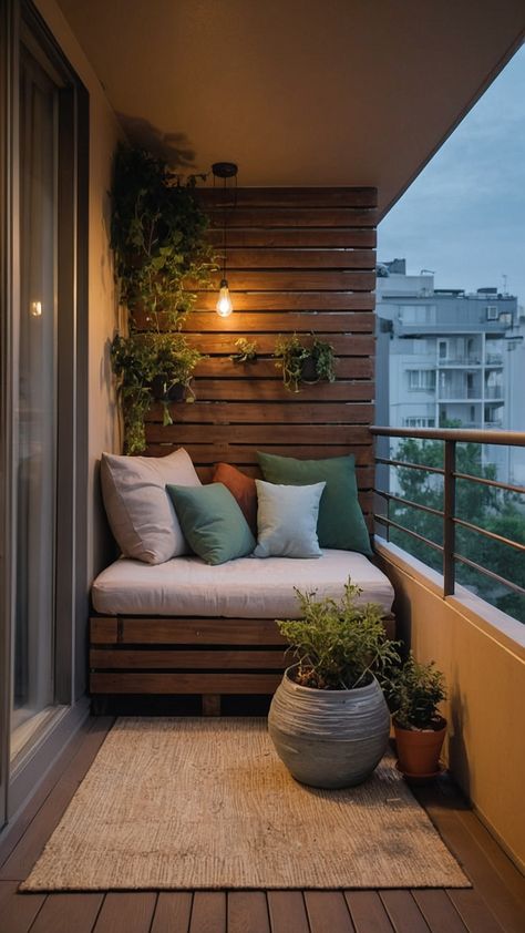 Transform your small balcony with these cozy apartment terrace ideas Discover Indian apartment terrace ideas for tiny house DIY projects Create inviting outdoor spaces with apartment terraces exterior swings and more Balcony Small Ideas Apartments, Inexpensive Balcony Ideas, Small Balkon Ideas, Mini Terrace Ideas, Tiny Back Porch Ideas, Balcony Layout Ideas, Mini Balcony Decor, Slim Balcony Ideas, Terrace Ideas Apartment